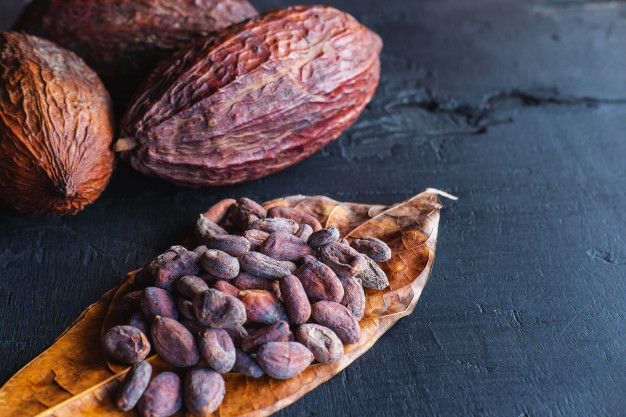 dry cocoa beans