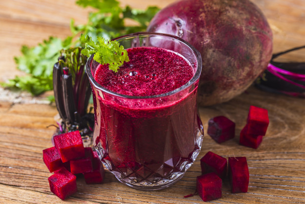 red beet juice drink full of vitamins
