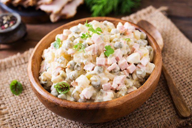 Olivier Russian potato Salad recipe